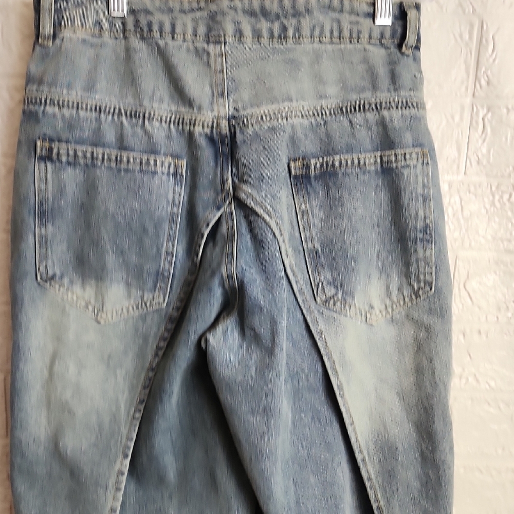 NWOT Wide Leg Blue Denim Jeans - Picture 7 of 8